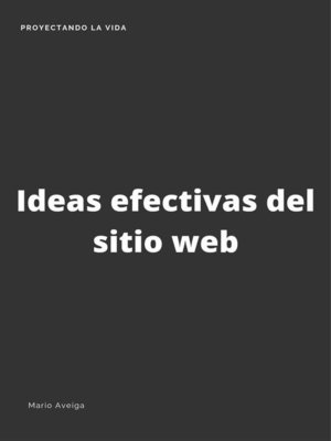 cover image of Ideas efectivas del sitio web